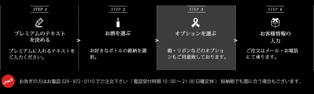 ステップ3 | プレミアムエッチングワインボトル製作